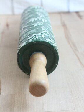 Dark Green Ceramic Rolling Pin